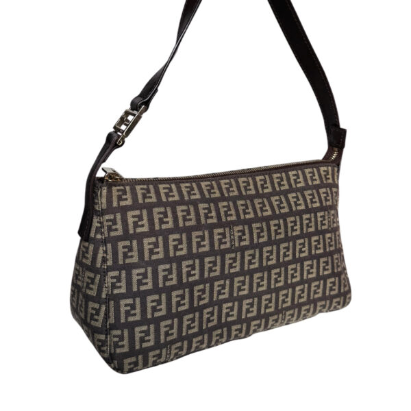 Fendi Monogram Shoulder Bag in Brown - Image 2